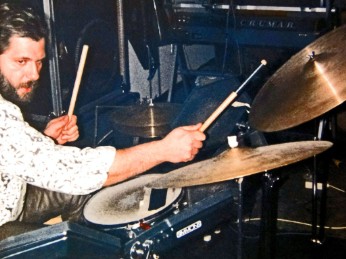 Bild von 1985 - Bruno am Schlagzeug