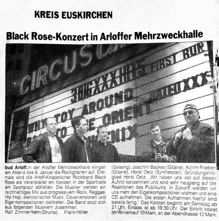Artikel - Black Rose in Arloff